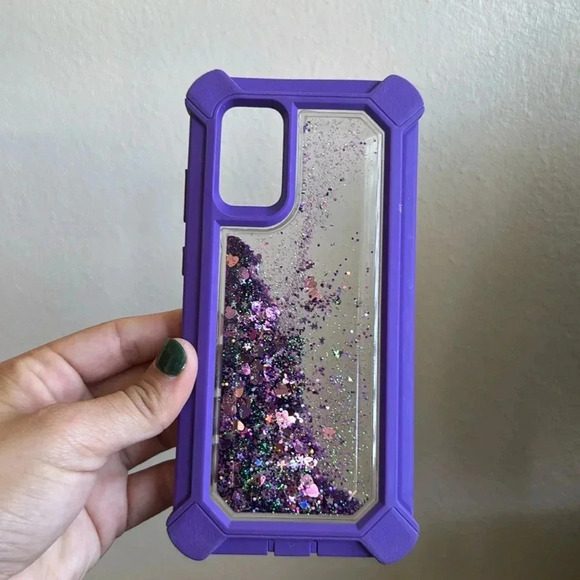 Accessories - Glitter Purple Galaxy S11 Protective Case